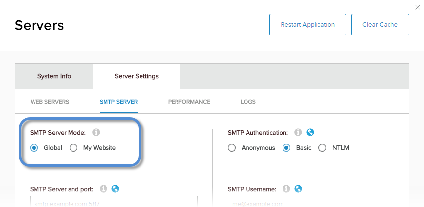 SMTP Server Mode